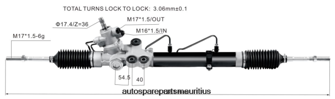 66TR0T2482 - Auto Parts Mauritius TOYOTA Power Steering Rack 44250-26220