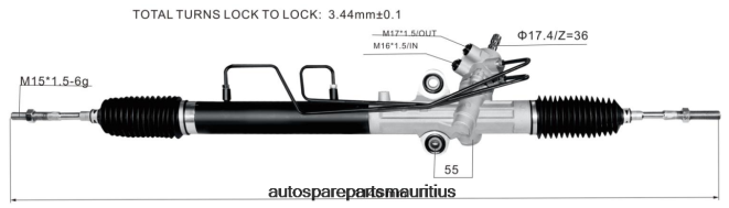 66TR0T2485 - Echt Auto Parts Mauritius TOYOTA Power Steering Rack 44200-26560