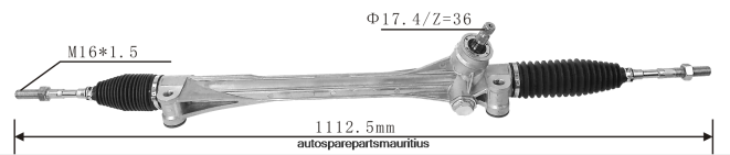 66TR0T2494 - Auto Spare Parts Mauritius TOYOTA Power Steering Rack 45510-42010 45510-42070 45510-42020