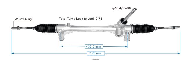 66TR0T2508 - Motorcycle Spare Parts Review TOYOTA Power Steering Rack 45510-F4020 45510-0A020