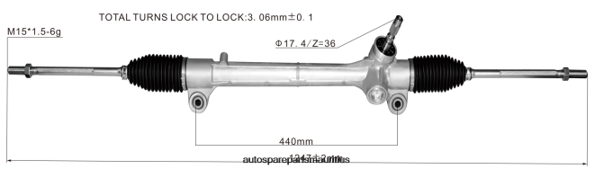 66TR0T2513 - Vehicle Parts Suppliers TOYOTA Power Steering Rack 45510-28141