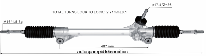 66TR0T2515 - Echt Auto Parts Mauritius TOYOTA Power Steering Rack 45510-48020
