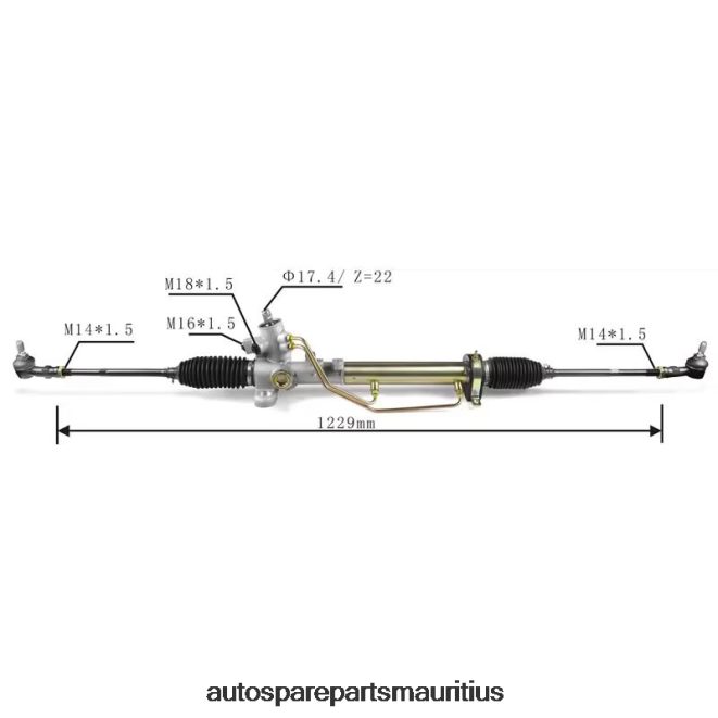 66TR0T1471 - Auto Parts Wholesale Online VOLKSWAGEN Power Steering Rack 1H1422055