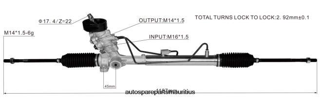 66TR0T2423 - Vehicle Parts Suppliers VOLKSWAGEN Power Steering Rack 6R1423055BX