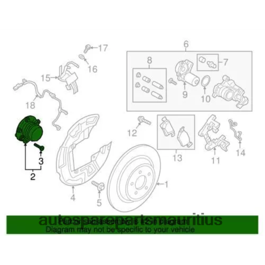 E1GZ-1104-B - Wheel Hub H4NT2F5 - Echt Auto Parts Mauritius