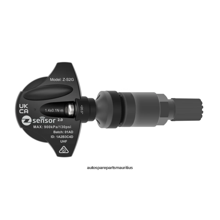 Holden OE Replacement TPMS Sensor - OE P/N 95712232, 13598773 Freq 433Mhz 242N1391 - Vehicle Parts Suppliers Metal Valve Stem - Dark Gray